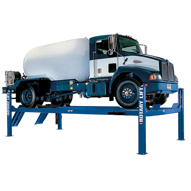 Rotary SM18 18,000 lb. Closed-Front 4-Post Service Lift 194" WB