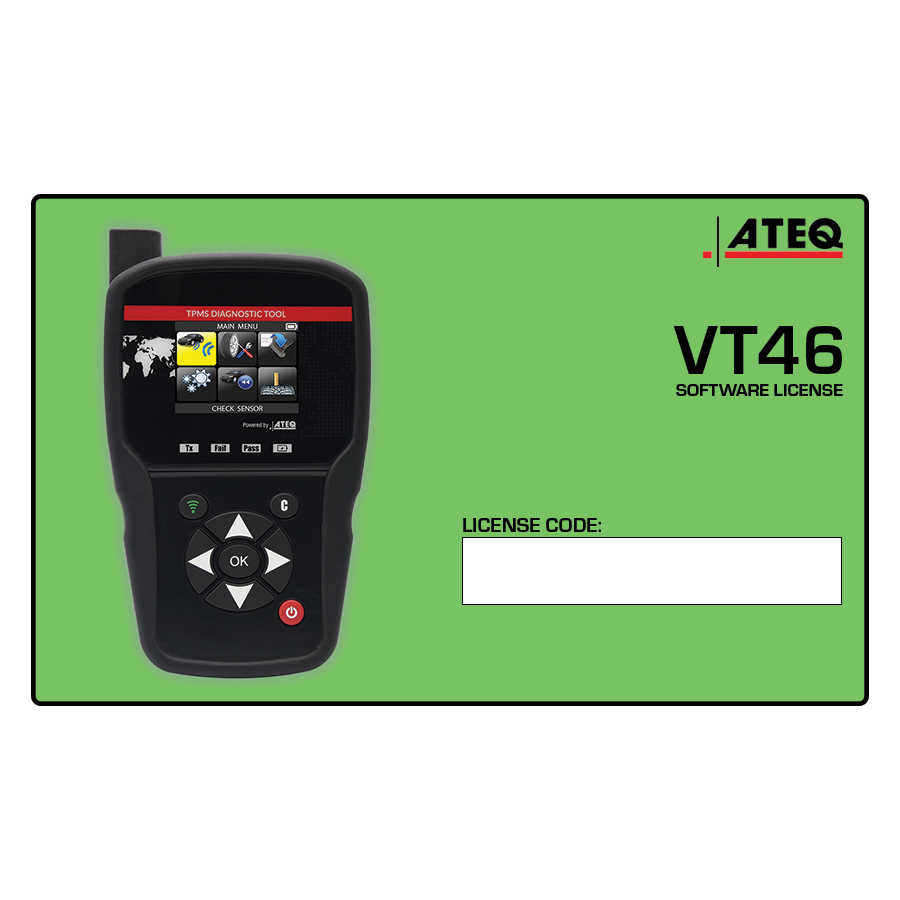 Software Subscription for VT46 TPMS Tool