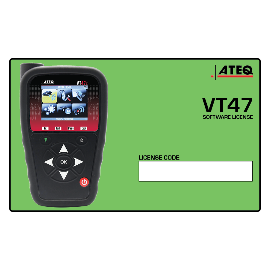Software Subscription for VT47 TPMS Tool